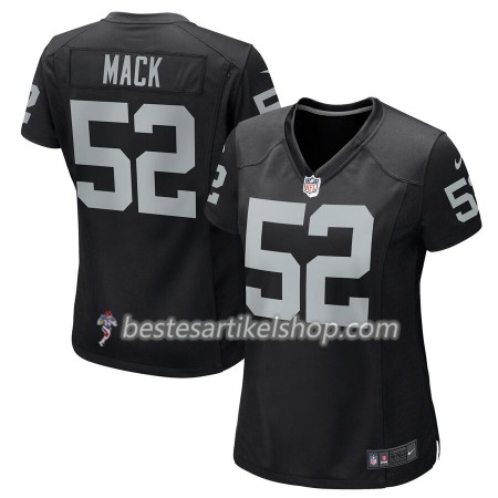 Damen Oakland Raiders Trikot Khalil Mack 52 Nike Schwarz